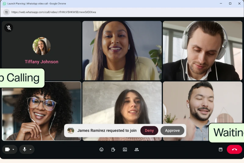 Videollamada en WhatsApp Web desde un navegador, utilizada para ilustrar riesgos penales y de evidencia digital